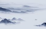 最新款山水墙画 tif分层