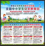 校园安全教育展板