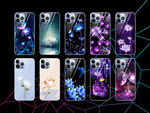 梦幻花纹 玻璃手机壳 图片