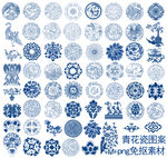 青花瓷纹理素材