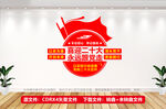 喜迎二十大文化墙
