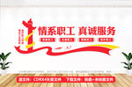 情系职工文化墙