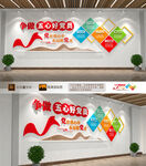 五心好党员党建文化墙