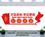 不忘初心展板