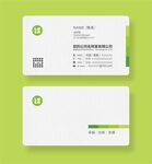 绿色名片