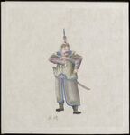 古代将军人物绘图