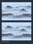 水墨山水画