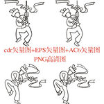 少数民族简笔画