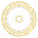 金色团花餐盘餐具花纸 