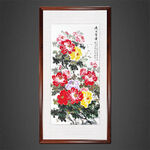 牡丹花国画