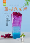 蓝柑火龙果