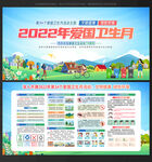 爱国卫生月展板