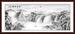 国画水墨山水