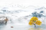 新中式背景墙