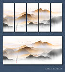 新中式山水画