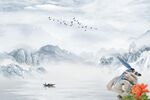 新中式背景墙