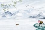新中式背景墙