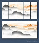中式水墨山水