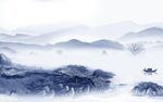 意境背景风景山水 tif分层