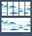 巨幅山水