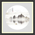 抽象山水画