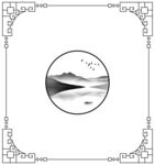 高清分层透明底推拉门打印图