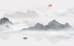 水墨山水画