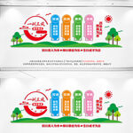 一训三风校园文化墙