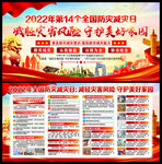 2022年全国防灾减灾日宣传栏