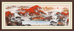 客厅山水画