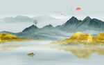 水墨山水画