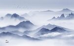 新中式电视背景山水 TIF分层