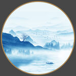 水墨山水画