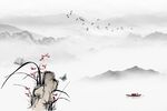 新中式背景墙