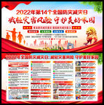 512全国防灾减灾日展板