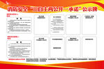 消防安全三自主两公开公示牌