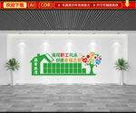 职工风采文化墙