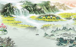 大气 高清山水新画 TIF分层