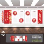 廉政文化墙展板