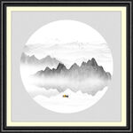 抽象山水画