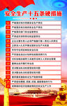 安全生产十五条措施