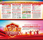 2022年全国防灾减灾日展板