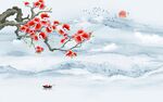 中国风现代意境山水 TIF分层