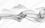 爵士白最新款山水画 tif分层