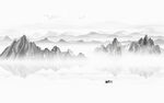 新中式山水画