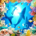 海洋世界天顶壁画