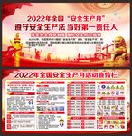 安全生产月展板