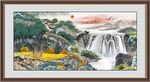山水中堂画 