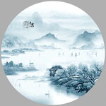 玄关山水画