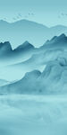 水墨玄关风景山水 TIF分层